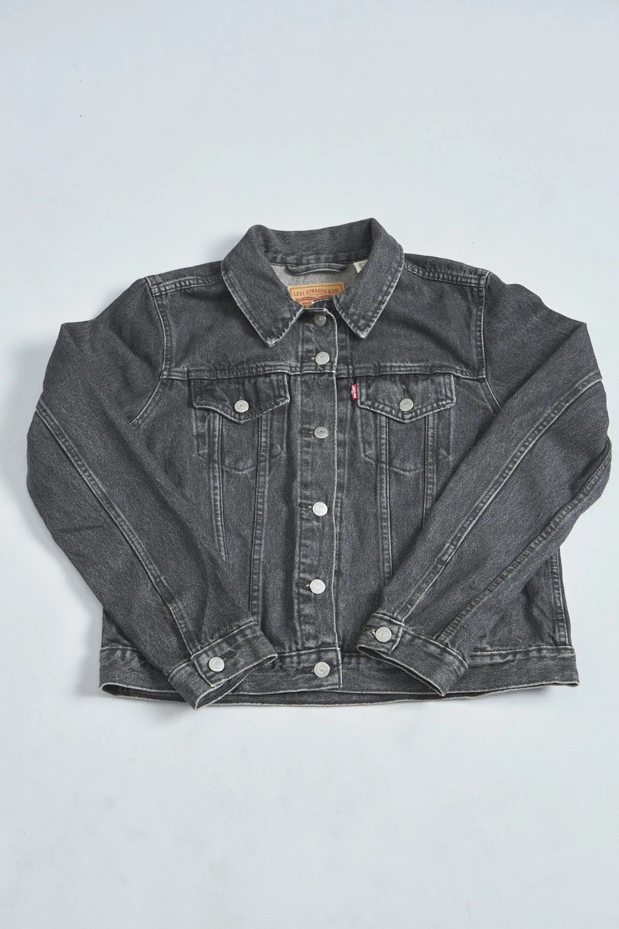 Chaqueta denim  gris levis talla Xl 766