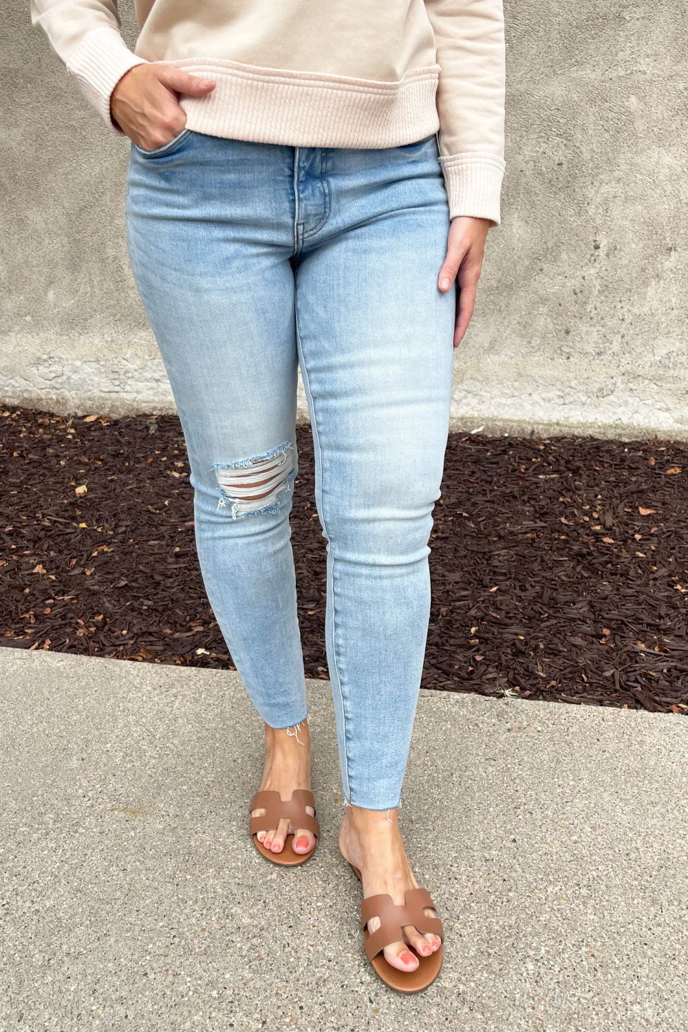 Charlize Fab Ab High Rise Cigarette Leg