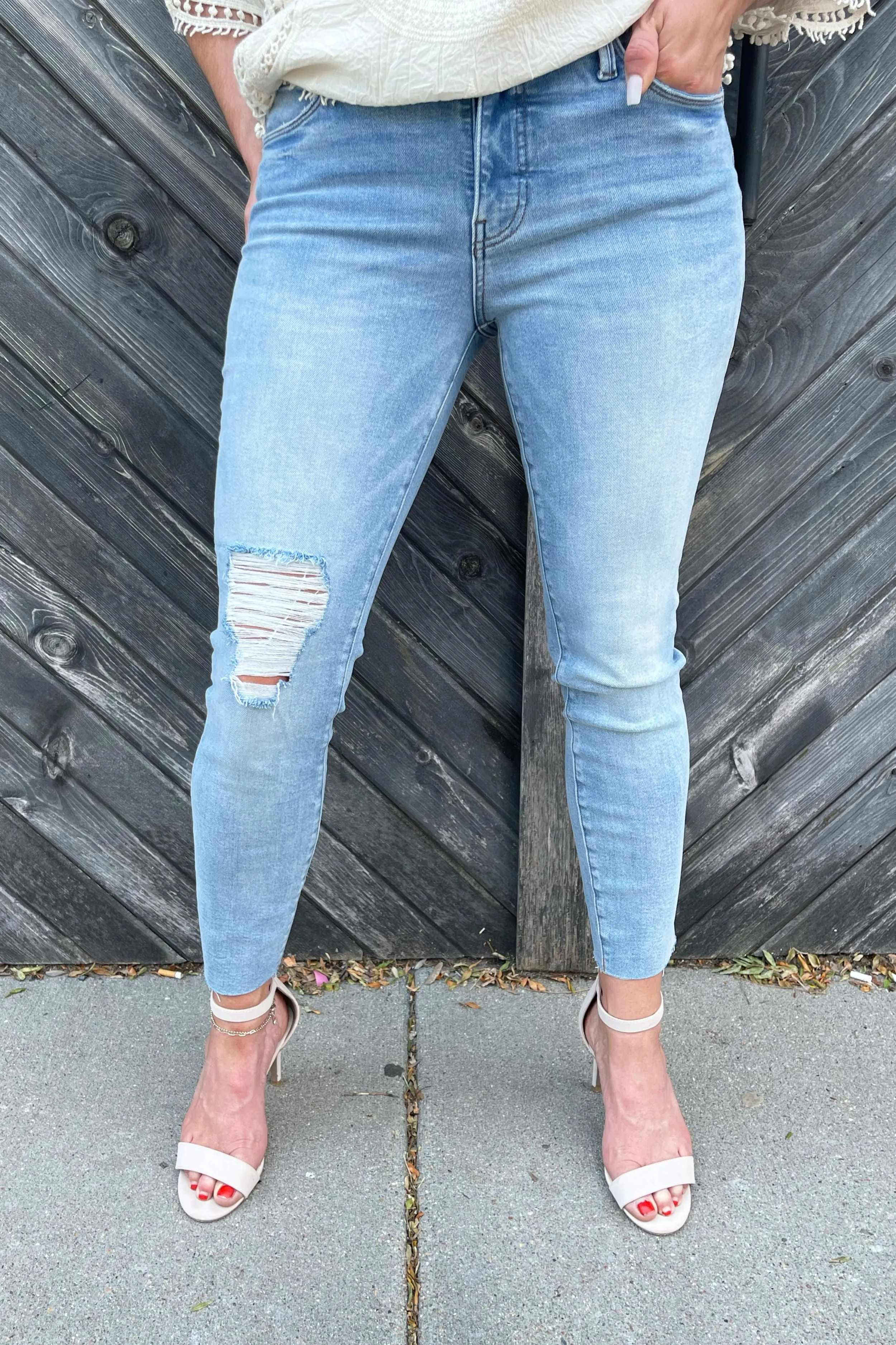 Charlize Fab Ab High Rise Cigarette Leg