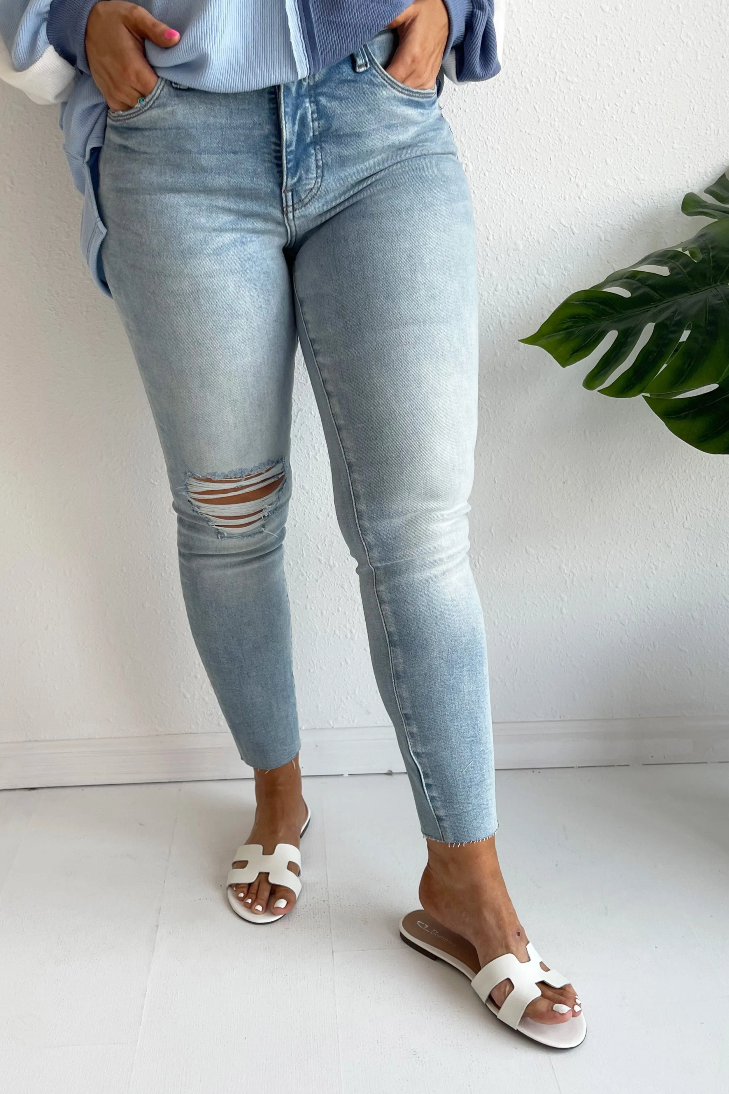 Charlize Fab Ab High Rise Cigarette Leg