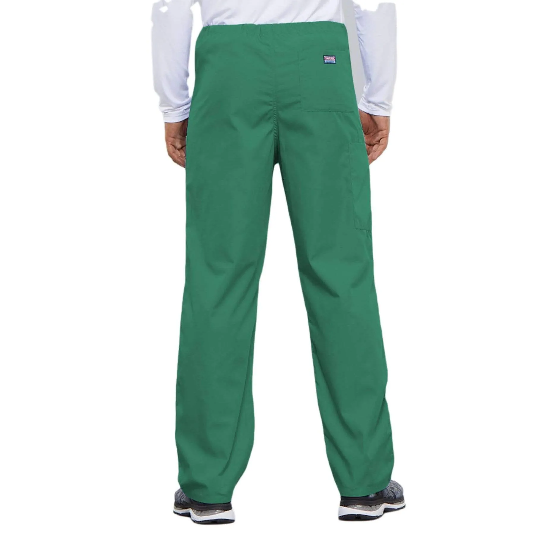Cherokee Workwear 4100 Scrubs Pants Unisex Drawstring Cargo Surgical Green