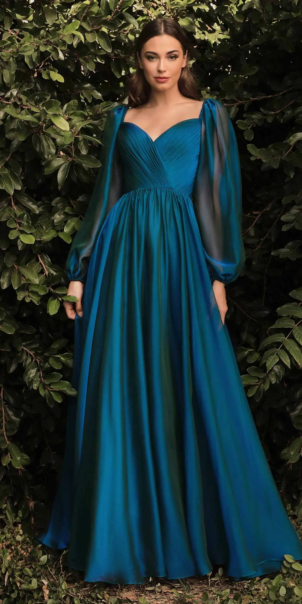 Cinderella Divine CD243 Long Sleeve A-Line Dress