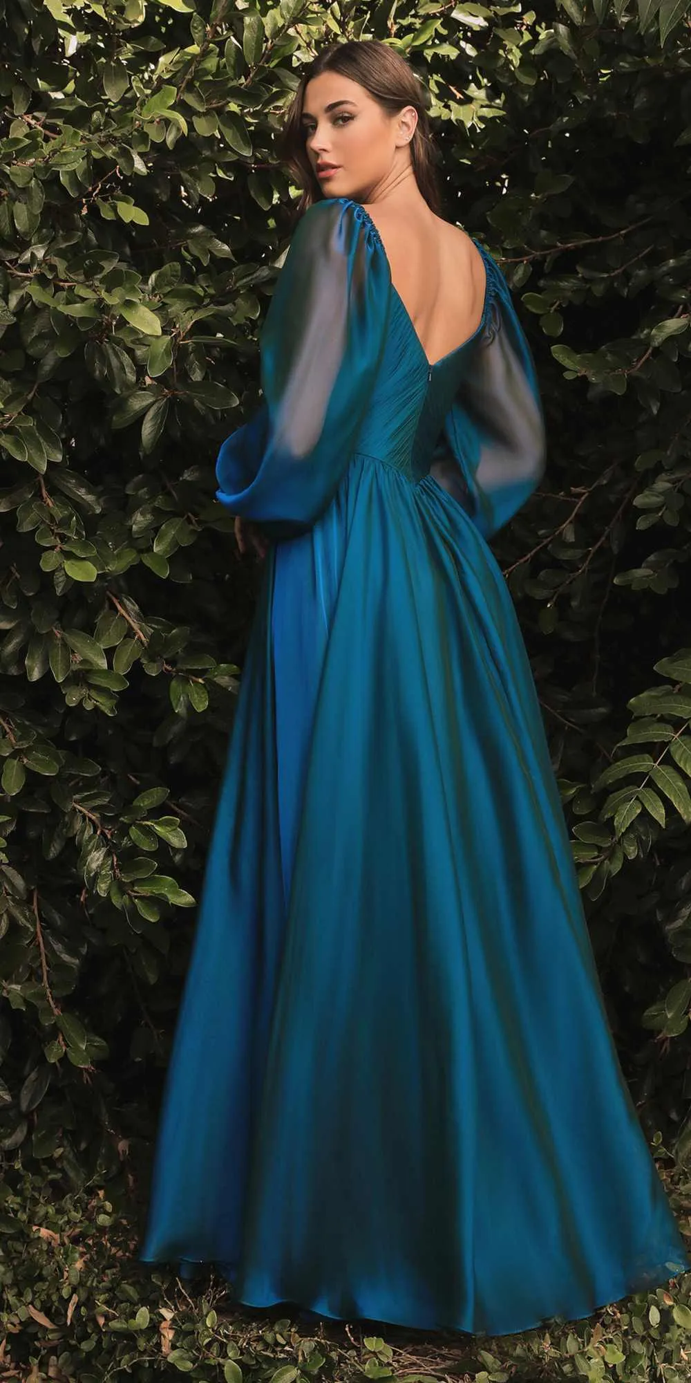 Cinderella Divine CD243 Long Sleeve A-Line Dress