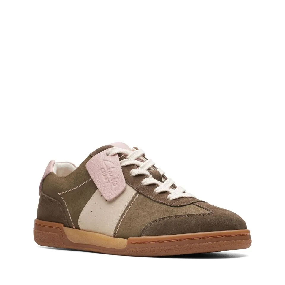 Clarks Women's Craft Match Lo Olive Combination Suede 26174804