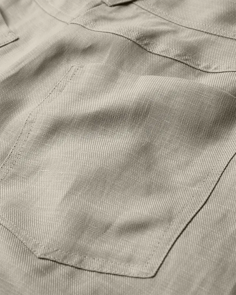 CMNATULI - LINEN PANTS IN BEIGE