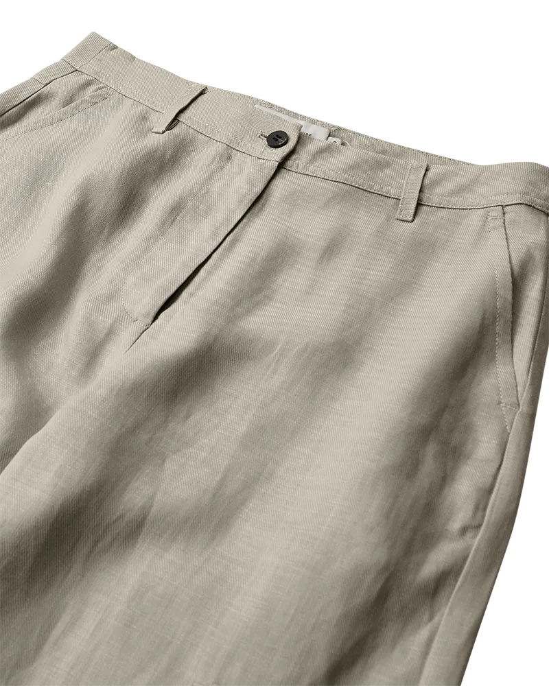 CMNATULI - LINEN PANTS IN BEIGE