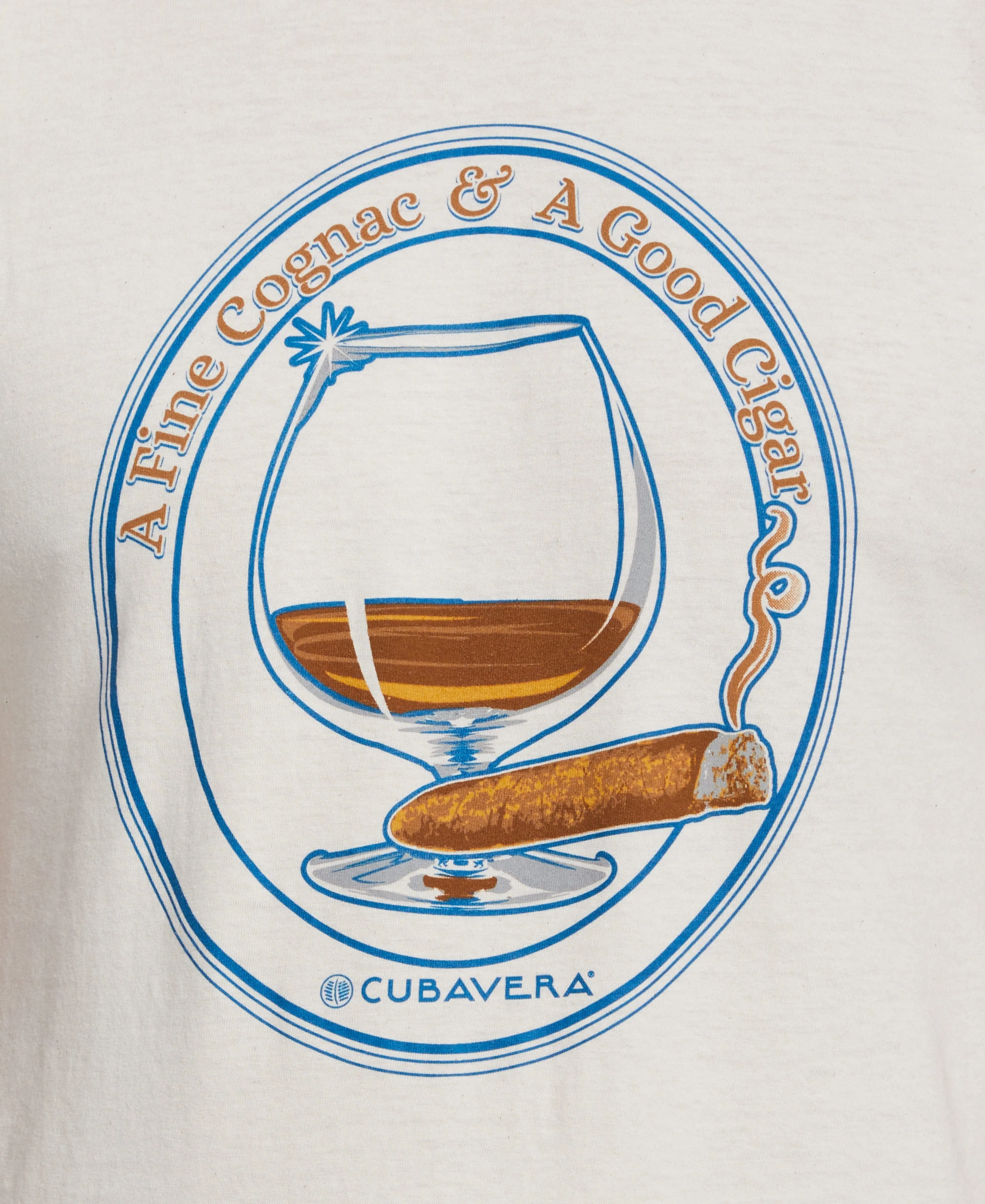 Cognac Print Tee