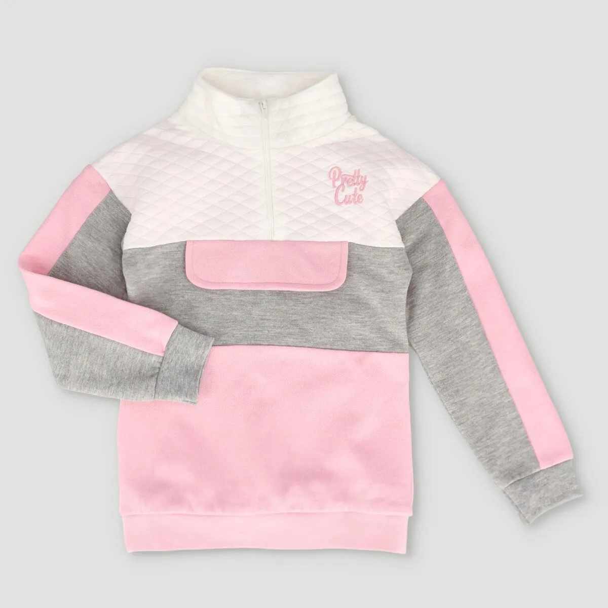 ColourBlock Tracktop With Turtle Neck