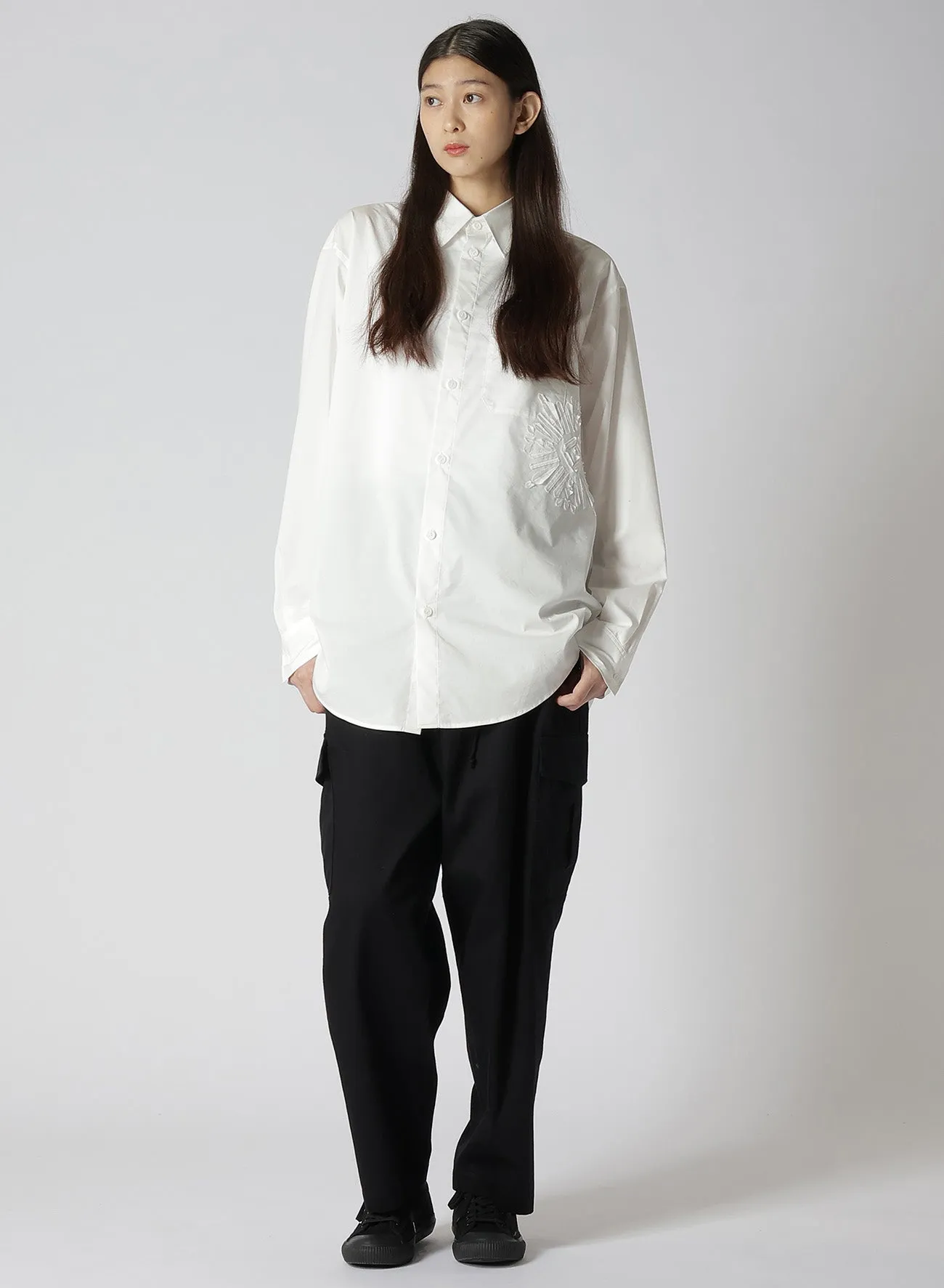 COTTON KATSURAGI HIGH WAIST CARGO PANTS
