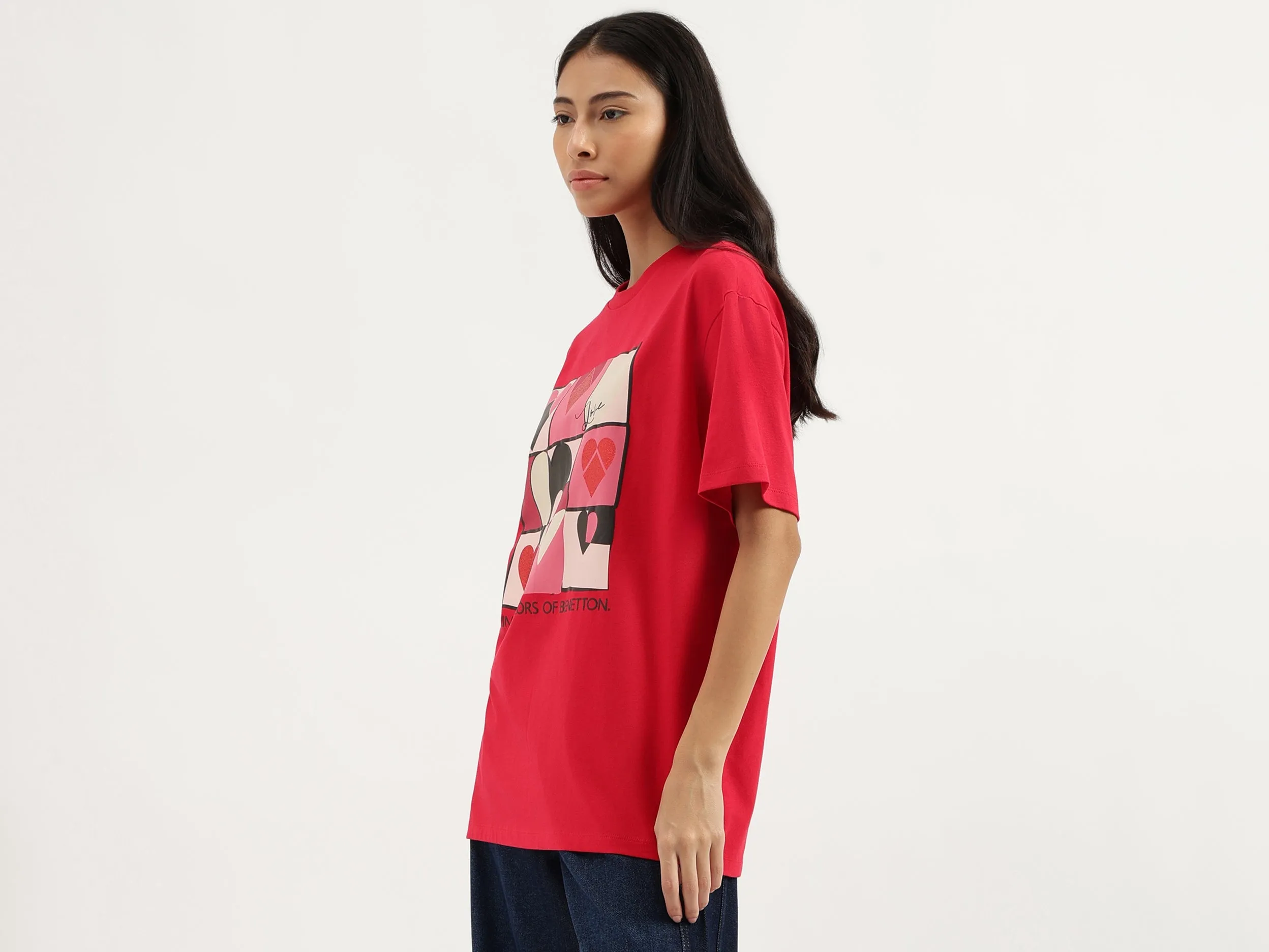 Crew Neck Graphic T-Shirt
