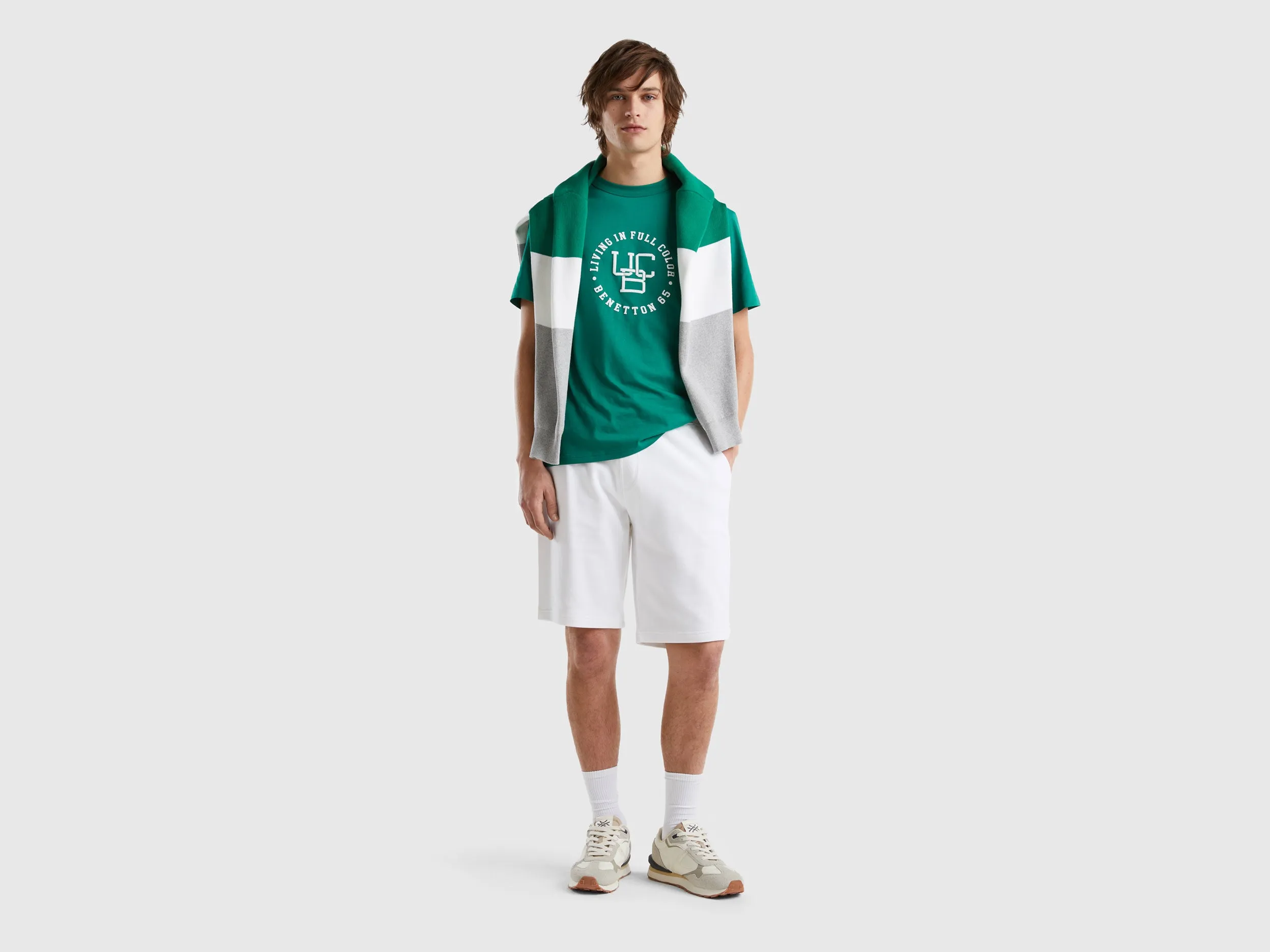 CREW NECK T-SHIRT WITH PRINT