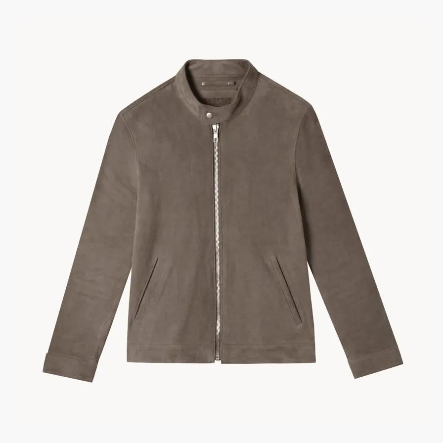 Denim leather jackets for mens. Grey suede leather jackets. Autumn collection Formal wears.