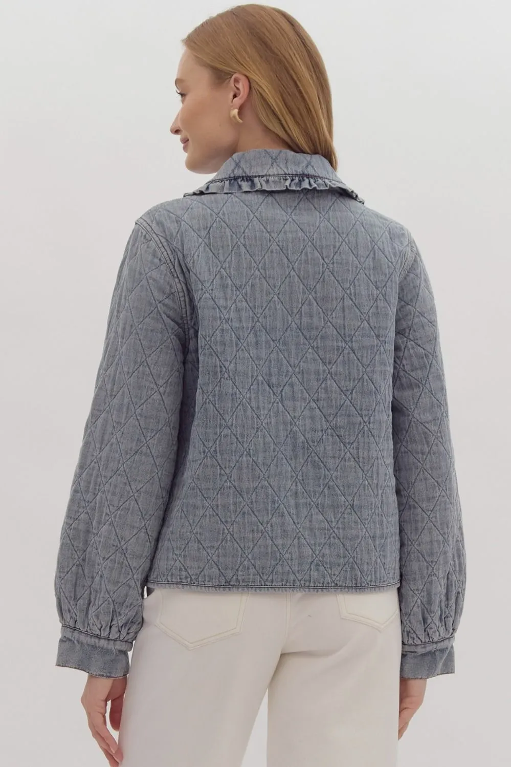 Denim Quilted Jacket