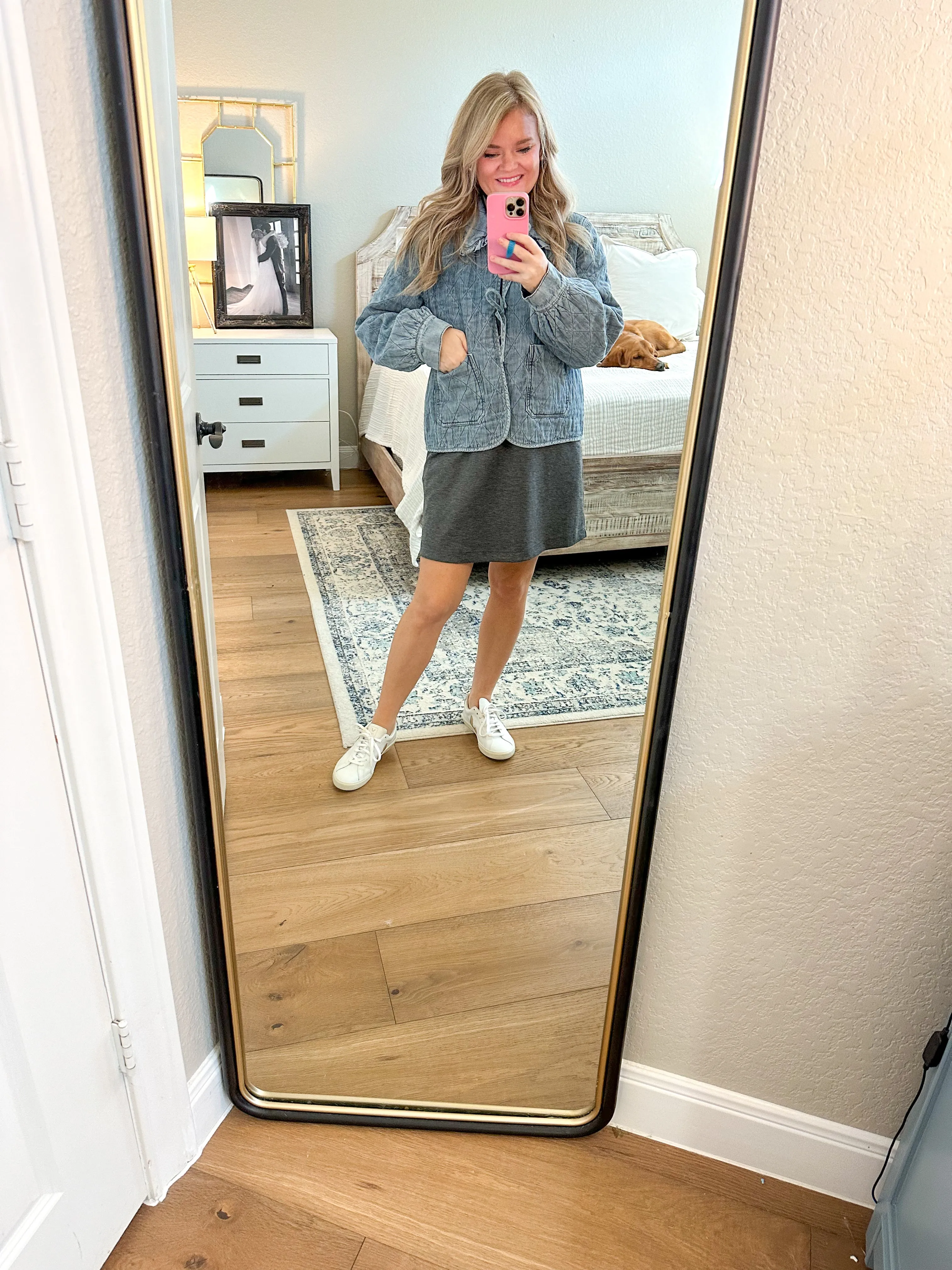 Denim Quilted Jacket