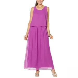 DG2 by Diane Gilman Women's Plus Size Easy Tank Maxi Dress