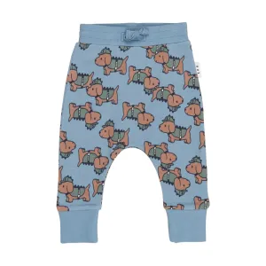 Dino Dog Drop Crotch Pant Mountain Blue