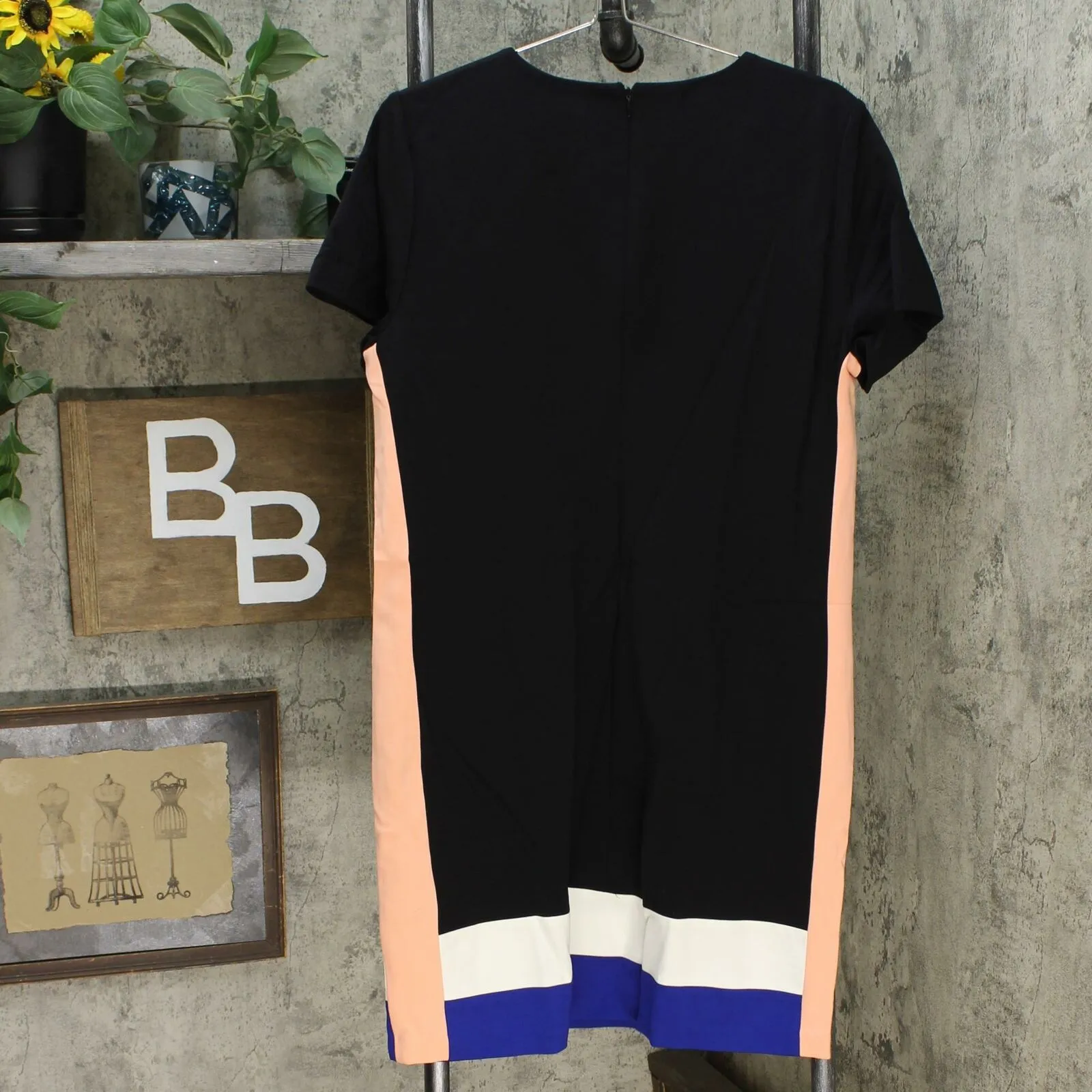 DKNY Women's Colorblock T-Shirt Dress