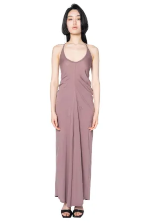 Draped Jersey Tank Dress
