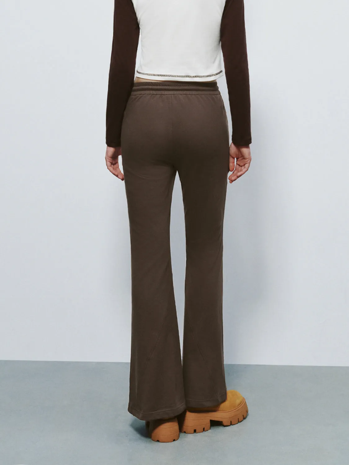Drawstring Flare Pants