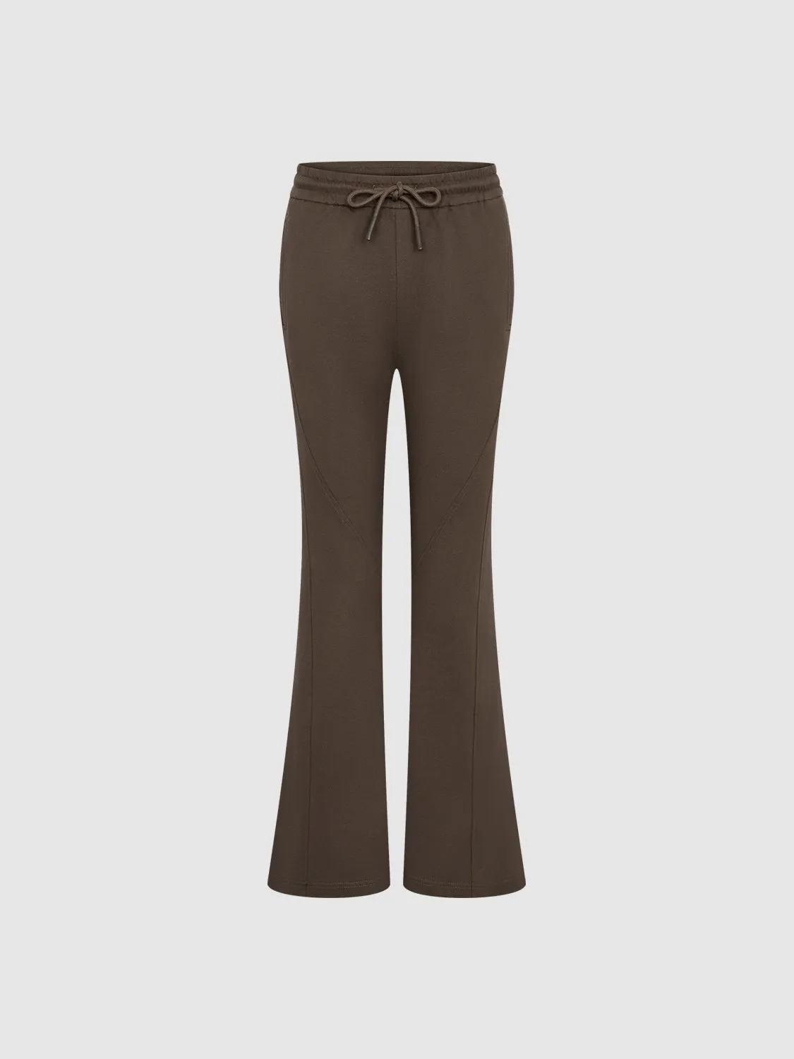 Drawstring Flare Pants