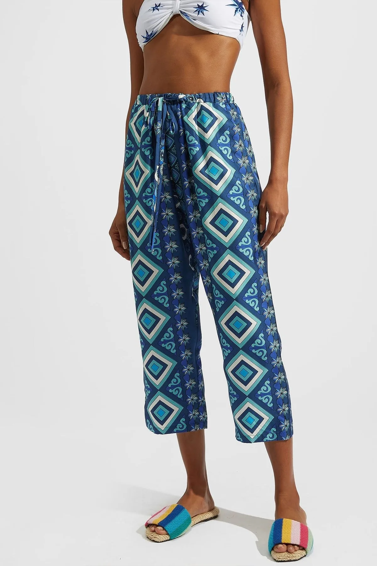 Drawstring Pants in Costiera