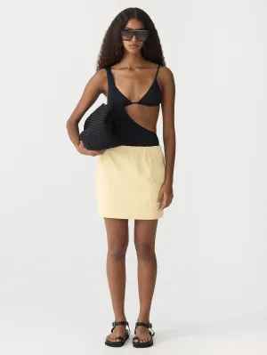 Drawstring Pocket Mini Skirt