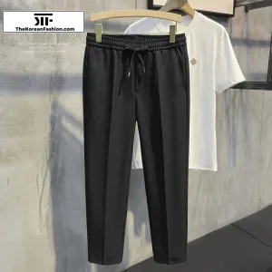 Drawstring Suit Pants