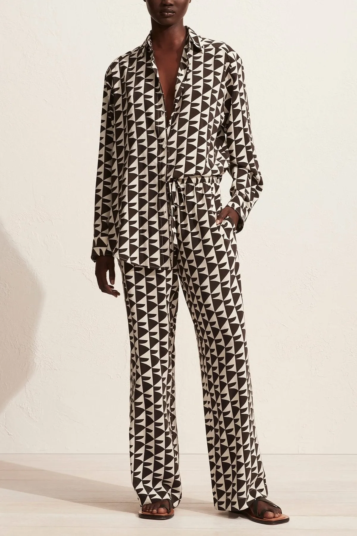 Drawstring Trouser in Talavera