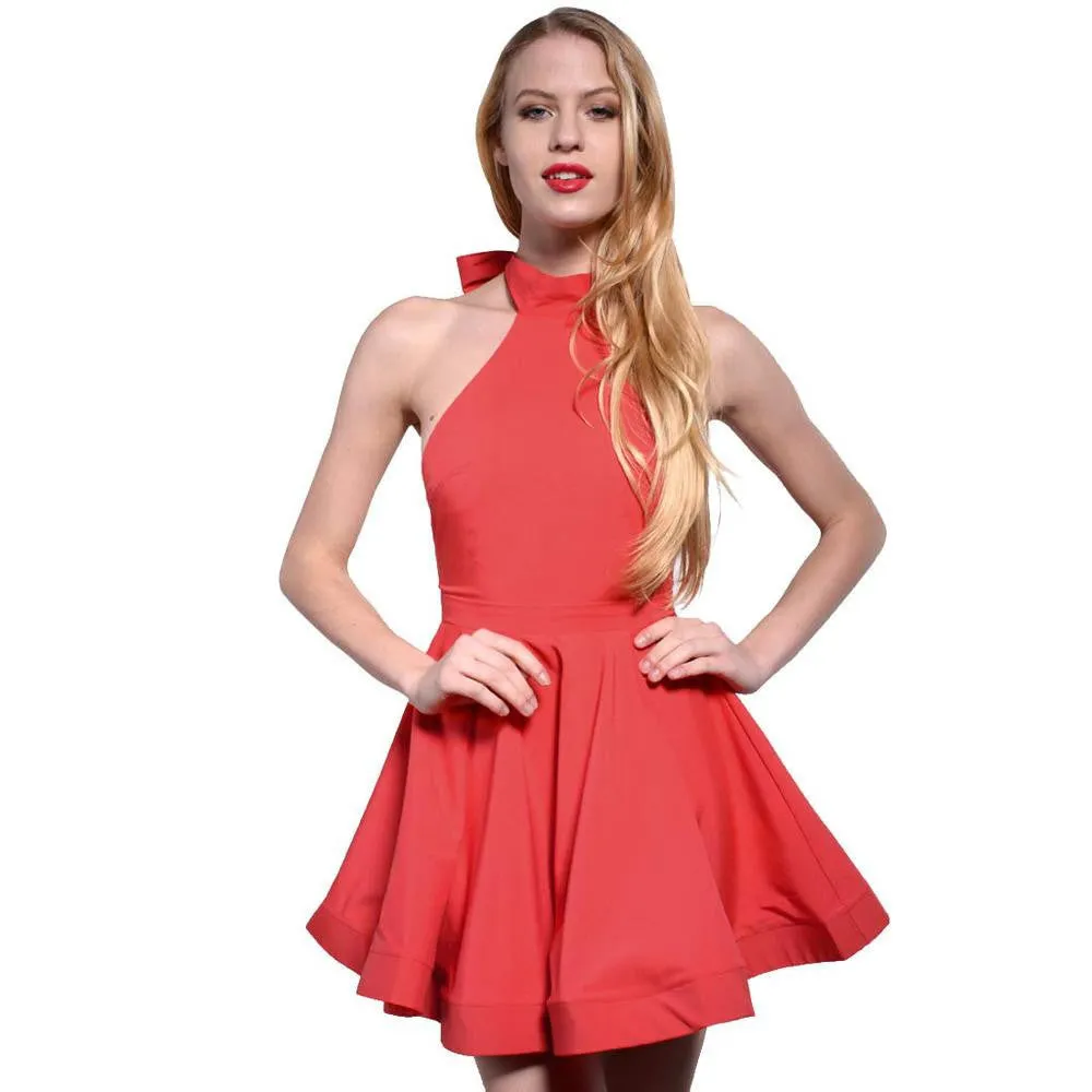 Dress Bandage Dress Backless Party Dresses Bow Back Fancy Clothing Brands 3126