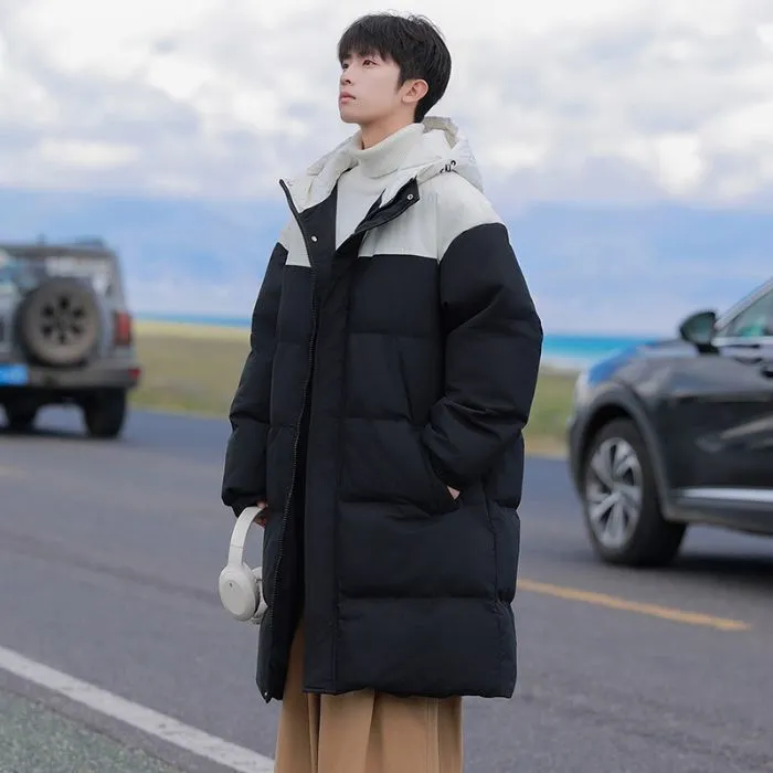 Durable Water-resistant Puffer Coat in Solid Color