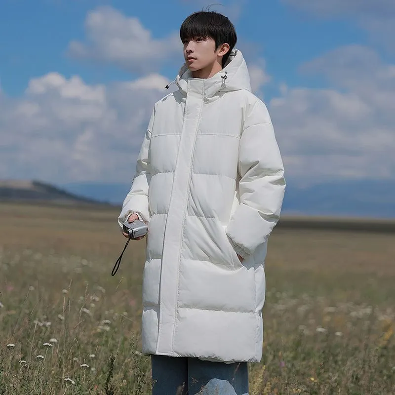 Durable Water-resistant Puffer Coat in Solid Color