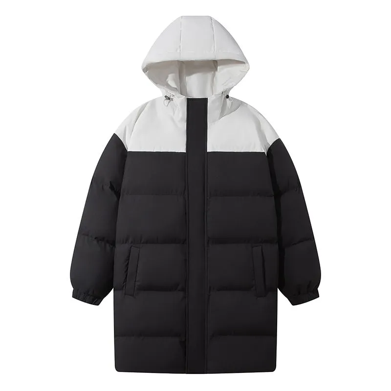 Durable Water-resistant Puffer Coat in Solid Color