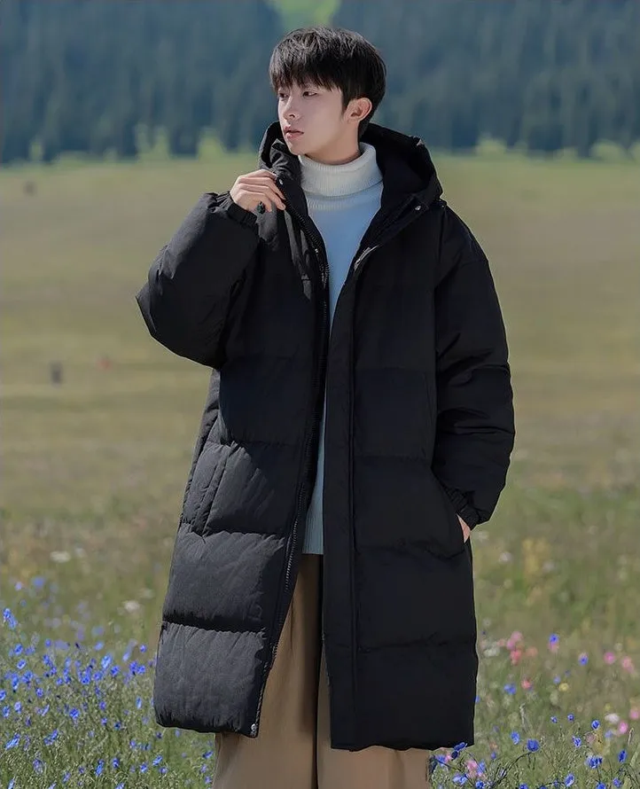 Durable Water-resistant Puffer Coat in Solid Color