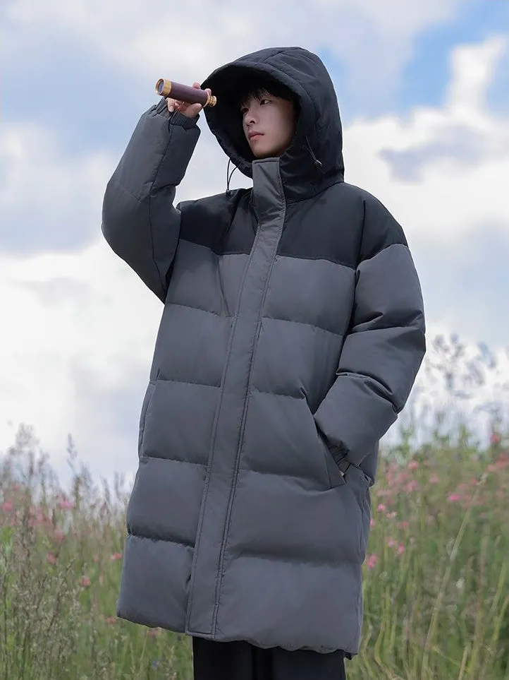 Durable Water-resistant Puffer Coat in Solid Color