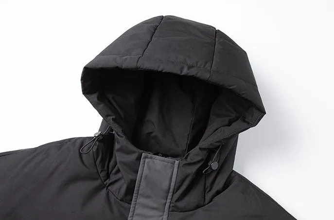 Durable Water-resistant Puffer Coat in Solid Color