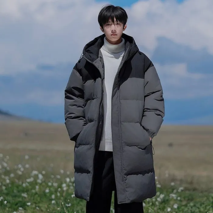 Durable Water-resistant Puffer Coat in Solid Color