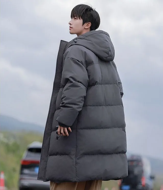 Durable Water-resistant Puffer Coat in Solid Color