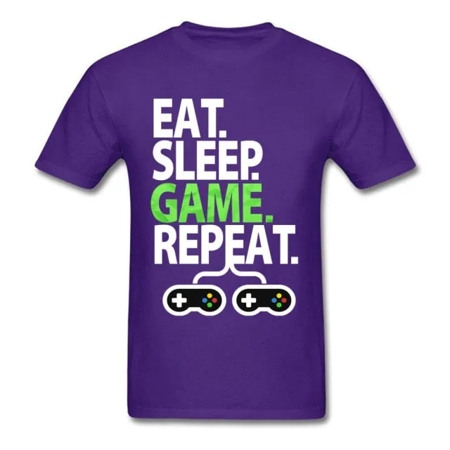 Eat Sleep Game Repeat T-Shirt