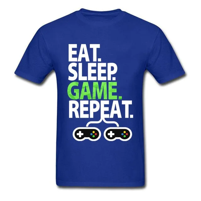 Eat Sleep Game Repeat T-Shirt