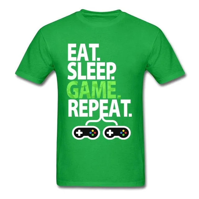 Eat Sleep Game Repeat T-Shirt