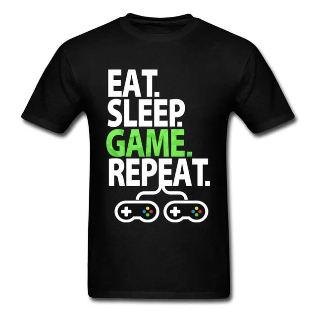 Eat Sleep Game Repeat T-Shirt