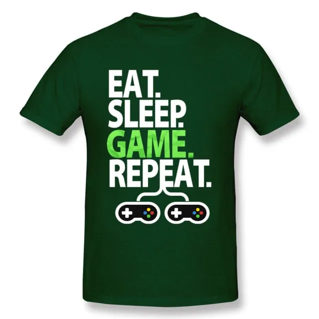 Eat Sleep Game Repeat T-Shirt