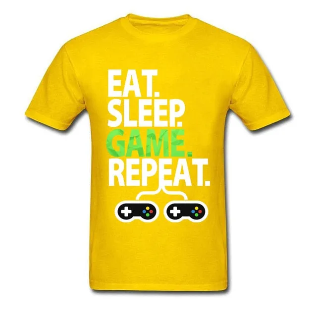 Eat Sleep Game Repeat T-Shirt