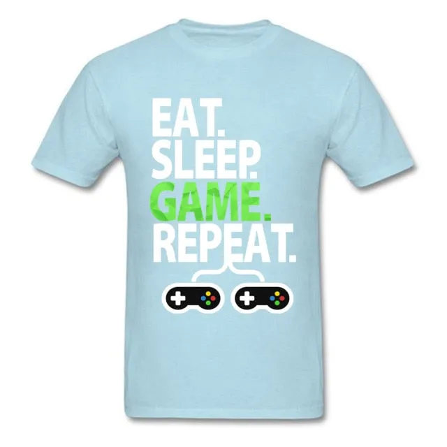 Eat Sleep Game Repeat T-Shirt