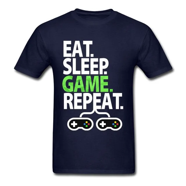 Eat Sleep Game Repeat T-Shirt