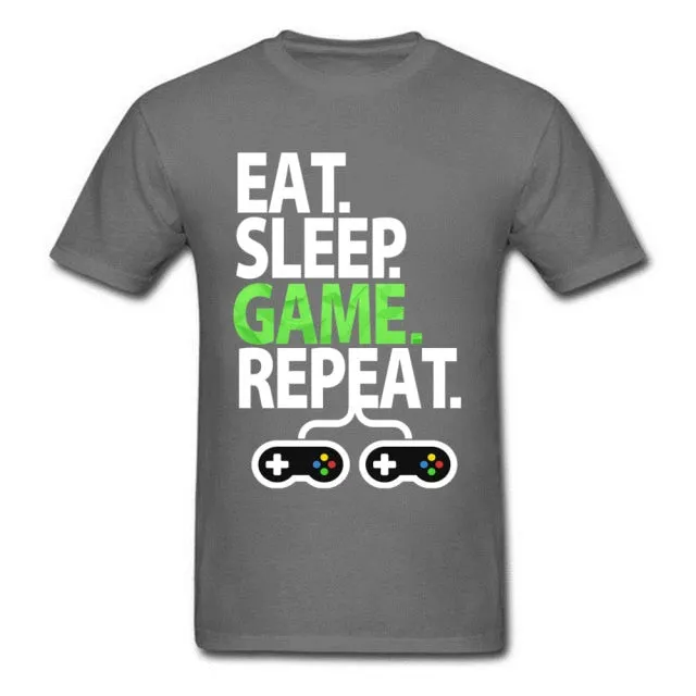 Eat Sleep Game Repeat T-Shirt