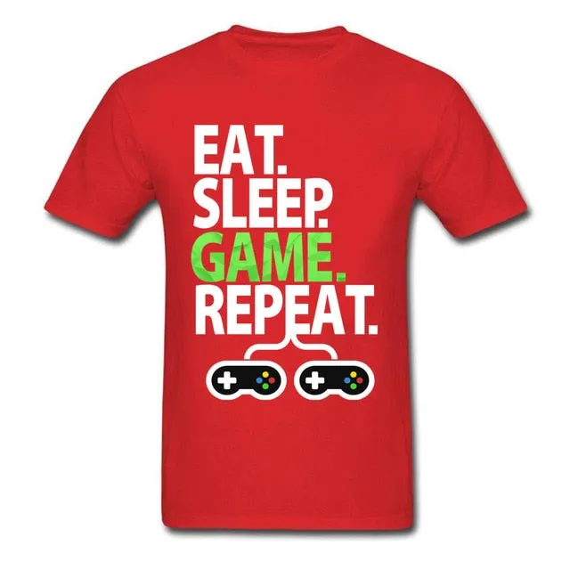 Eat Sleep Game Repeat T-Shirt