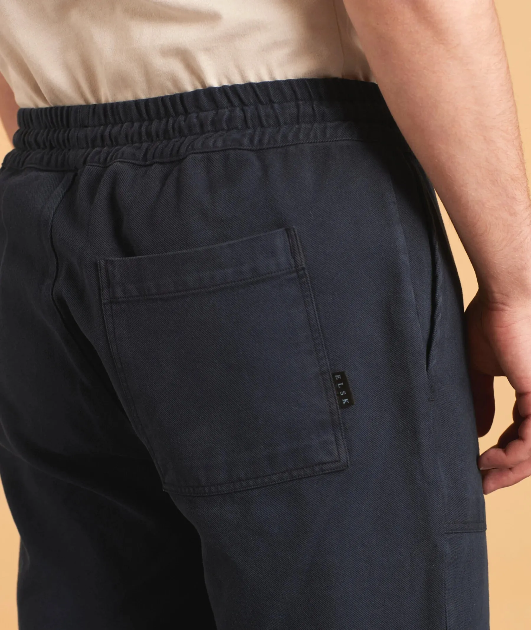 ELSK EDDIE MEN'S DRAWSTRING PANTS - DARK NAVY