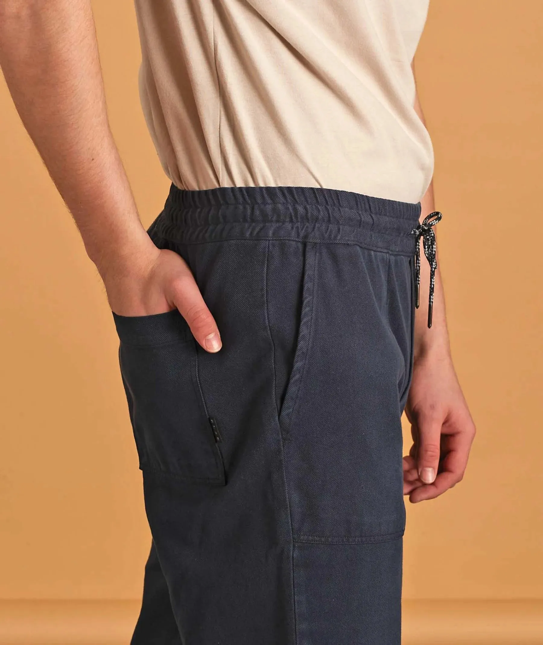 ELSK EDDIE MEN'S DRAWSTRING PANTS - DARK NAVY
