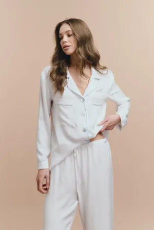 Emily pjs - Pure white with pants